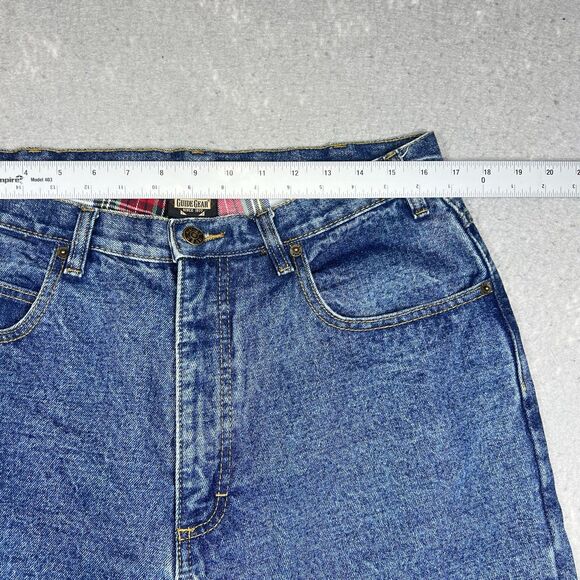 Guide Gear Flannel Lined Jeans Women's 14 Super Heavy Duty Blue Denim Classic - Picture 6 of 14